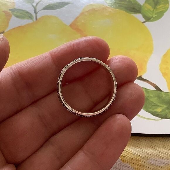 STERLING SILVER 925 UNISEX EMBOSSED ELEPHANT SPINNER RING SIZE US 10.5 - Picture 6 of 8